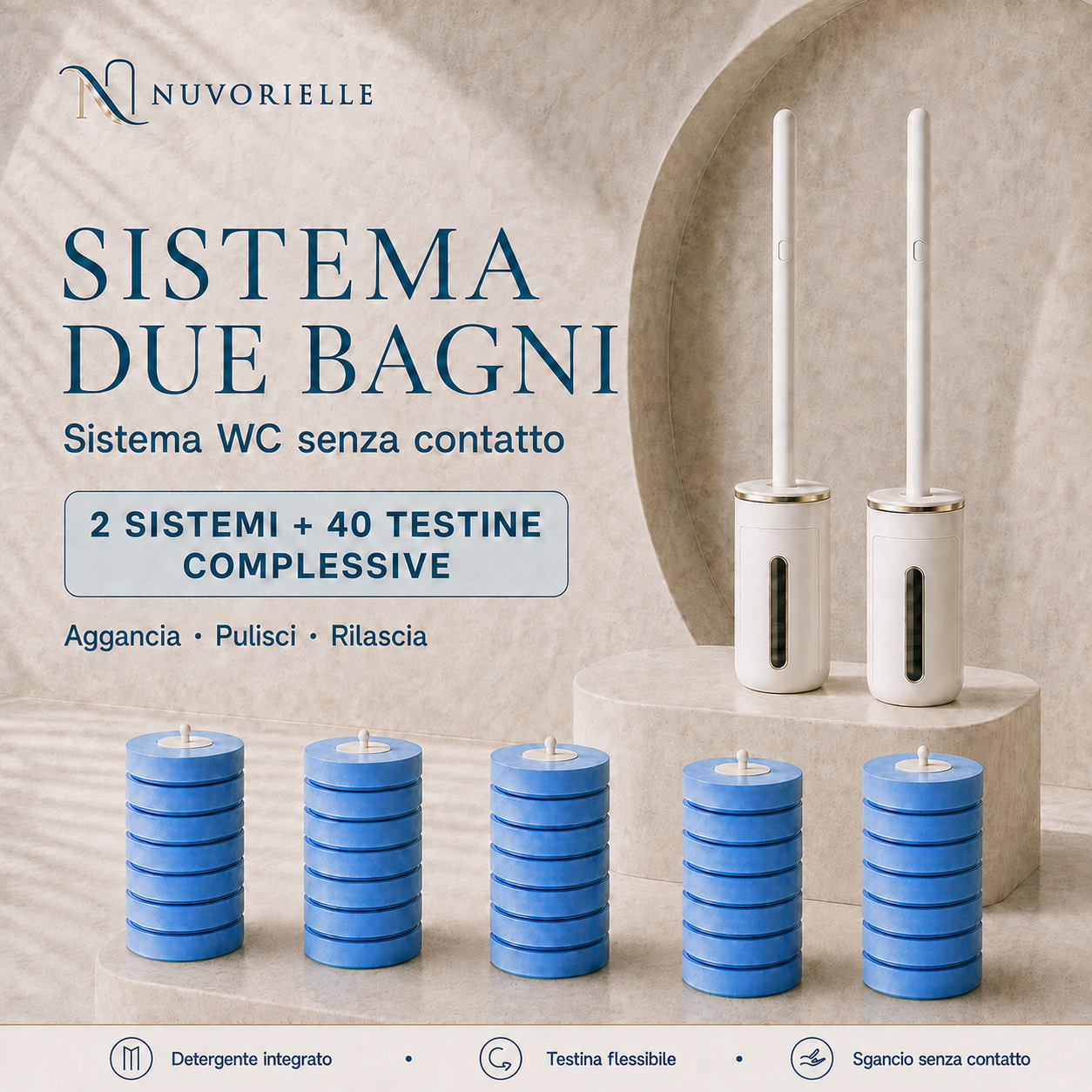 Nuvorielle™ – Sistema WC Senza Contatto