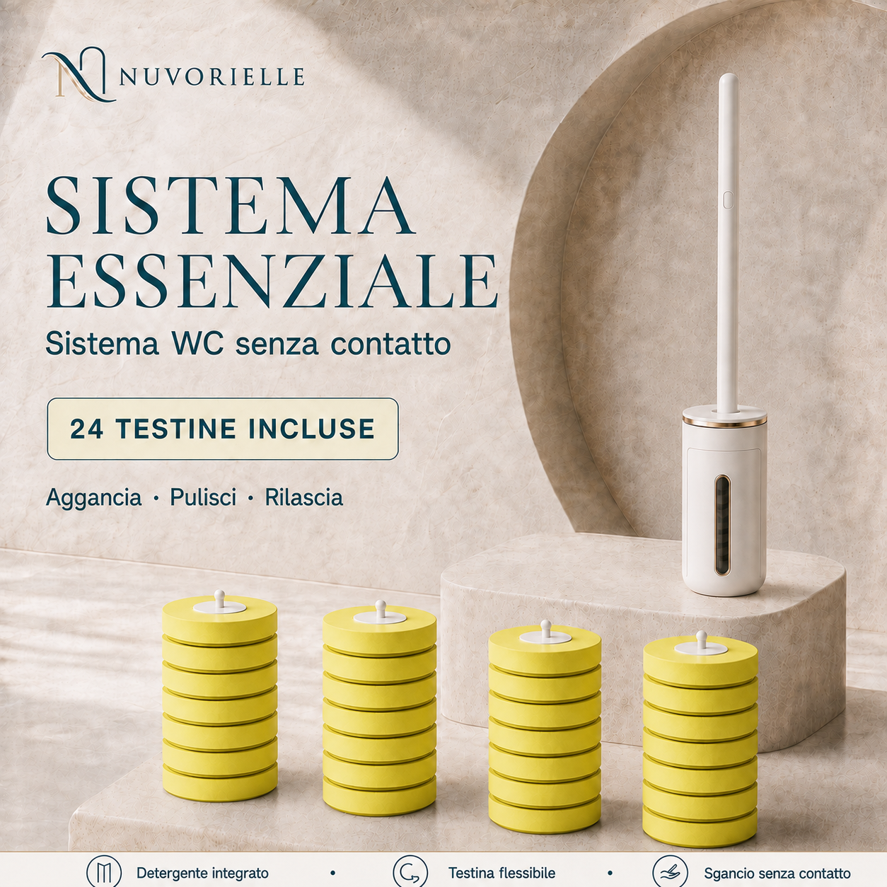 Nuvorielle™ – Sistema WC Senza Contatto