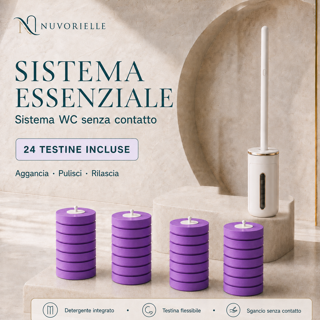 Nuvorielle™ – Sistema WC Senza Contatto